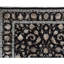 Tapis noir de haute qualité noué à la main