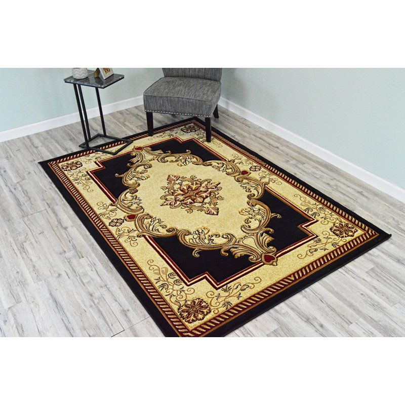 Ramsel Performance Oriental Indoor Rug, Rectangle 7'9" x 10'8"