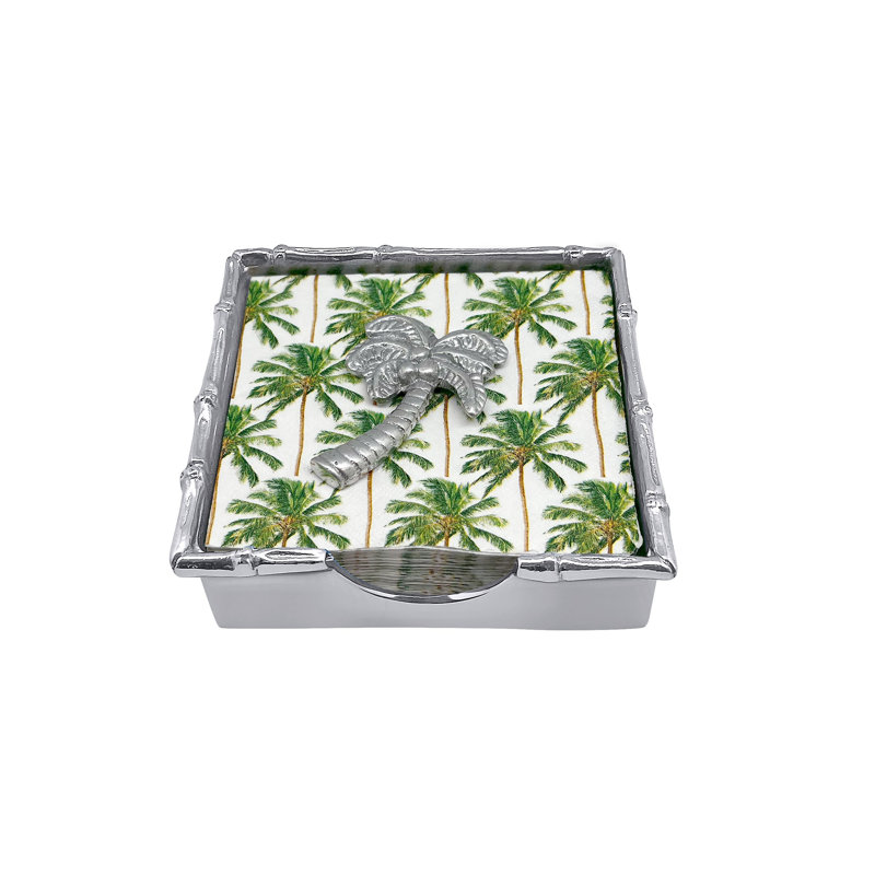 Palmy Nights Metal No Mounting / Installation Required Napkin Holder