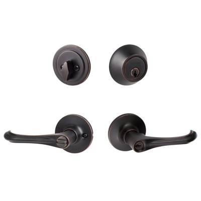 Helena Entry Lever with KA Deadbolt