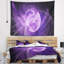 Tapisserie mystic abstrait mauve psychédélique design-28494647