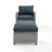 Wicker Outdoor Lounge Chair with Ottoman-368967835-368967829