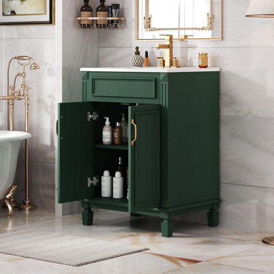 Meuble-lavabo simple 24 po avec lavabo