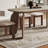 Vintage high-end rectangular dining table set-104015405