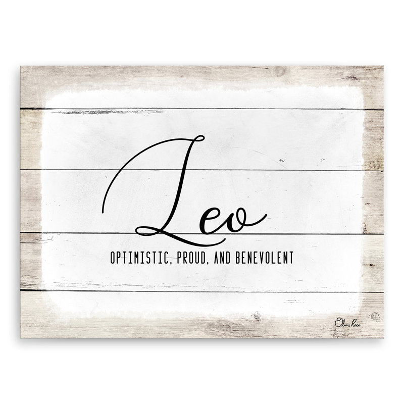 " Leo " by Olivia Rose, 20" H x 30" W x 1.5" D