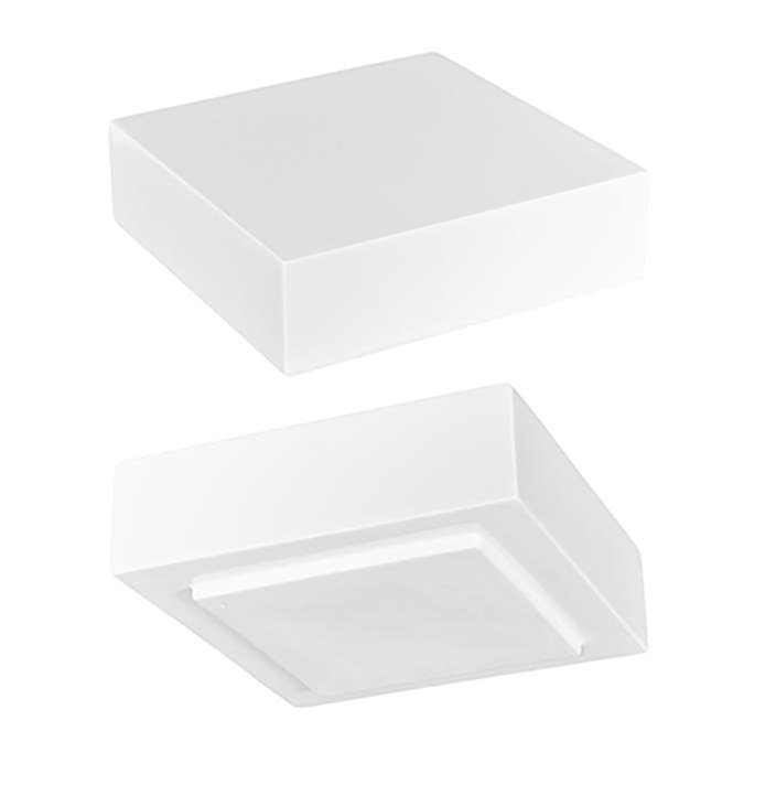 Sapp Planter Box, 3" H x 10" W x 10" D, White