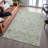 Premium Machine Washable Konopka AMF1110 Damask Rug-1390958683