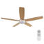 Modern Wooden LED Ceiling Fan Light With Remote-158745741