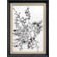 Bouquet de fleurs - peinture sur toile encadrée-86450425