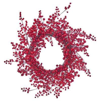 24" Waterproof  Wild Berry Wreath