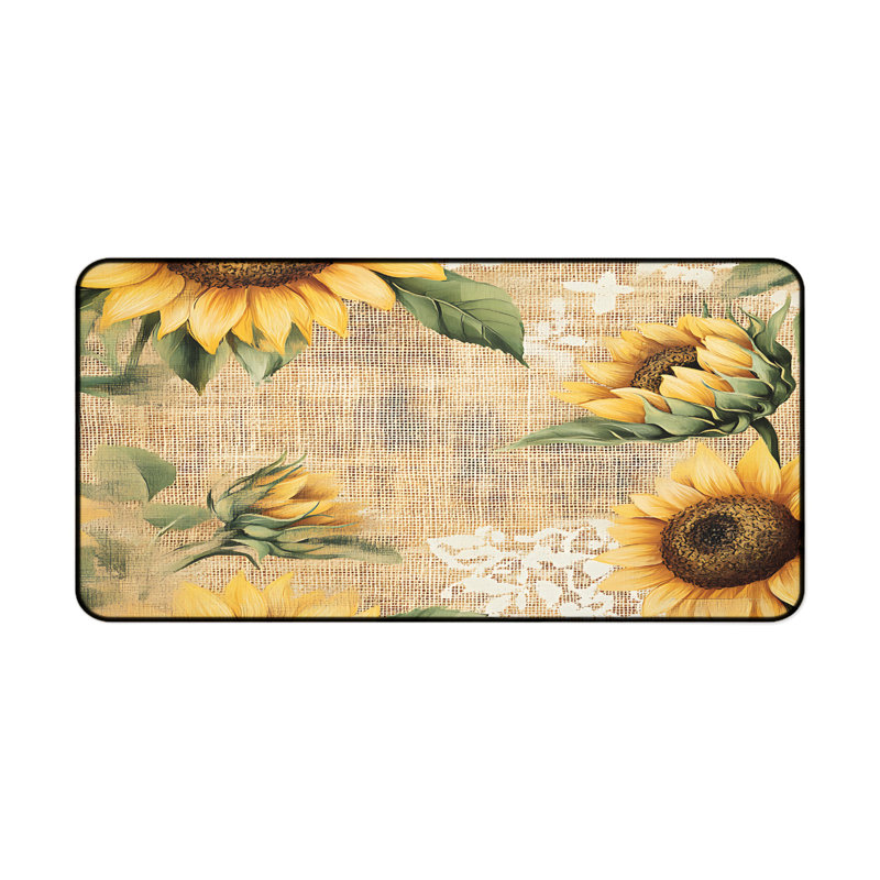 Polyester Desk Pad, 14.4x12.1