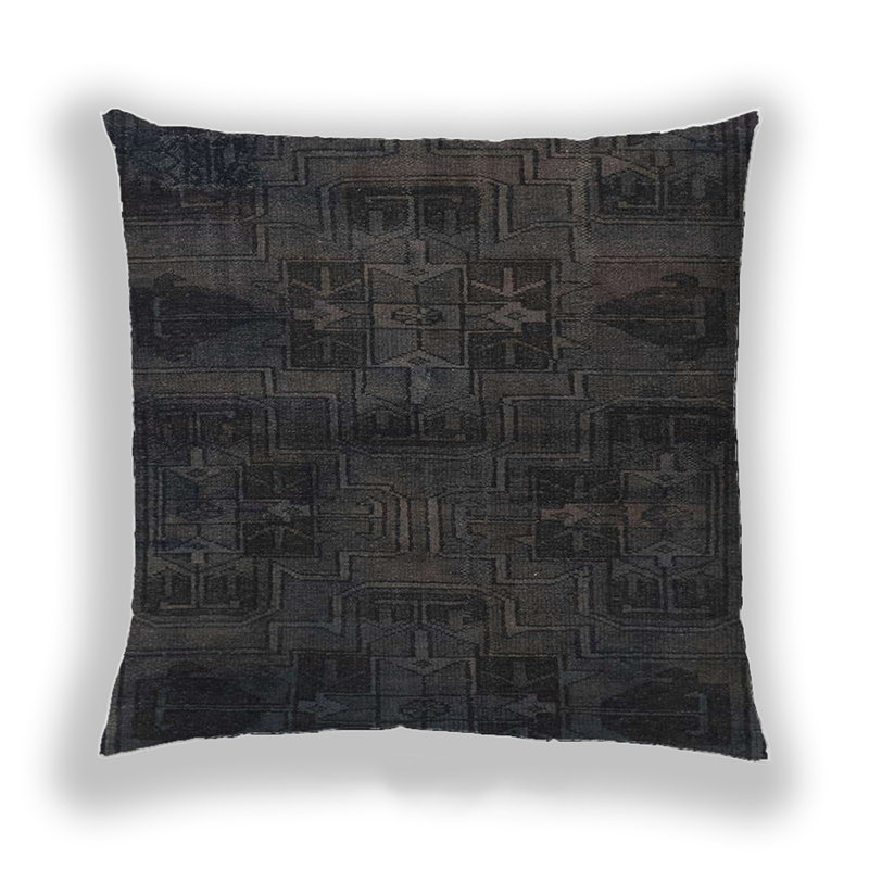 Housse et insert de coussin carré Eiliana, Microsuède