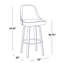 30"Fixed-Height Barstool with Swivel-134318692-134318694