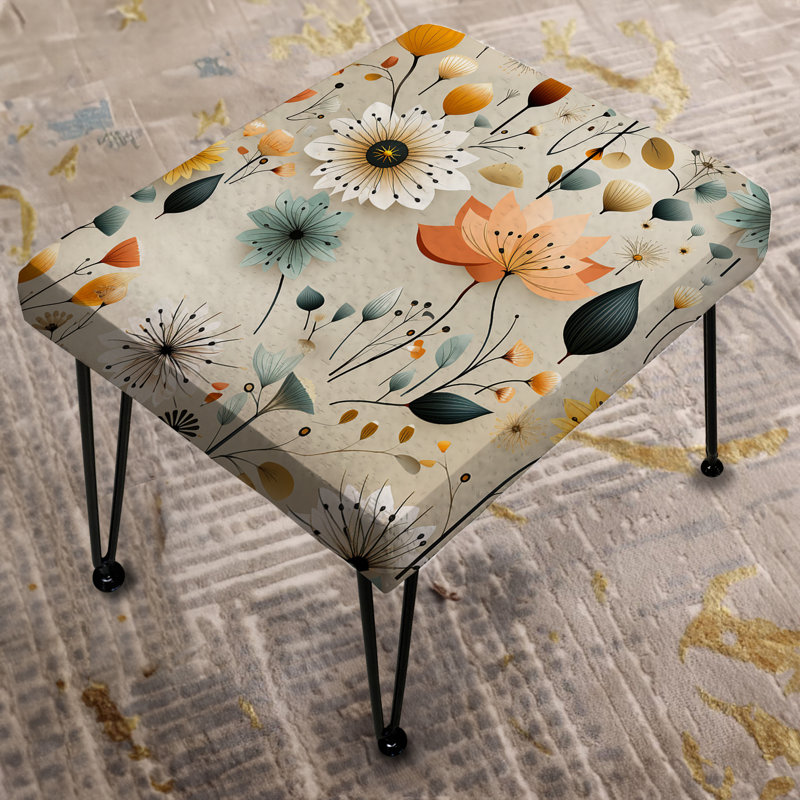 Scandinavian Midcentury Bliss - Repose-pieds rectangulaire Mid-Century