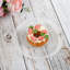 Assiettes à dessert jetables en plastique transparent 9 pouces 9 pièces