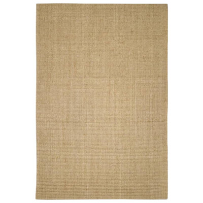 August Grove Rug Natural Sisal Brown
