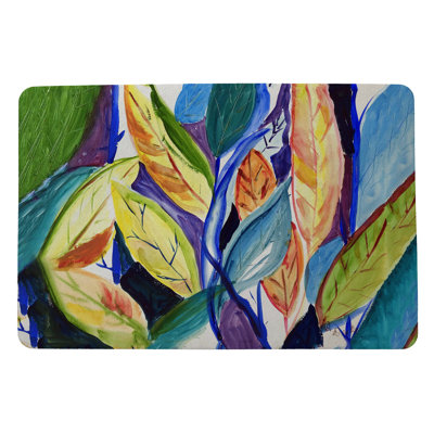 Non-Slip Floral Indoor / Outdoor Doormat