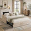 Lit de jour simple tapissier avec couchette escamotable-1856460592
