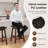 Nenia Counter Stool with Solid Wood Frame