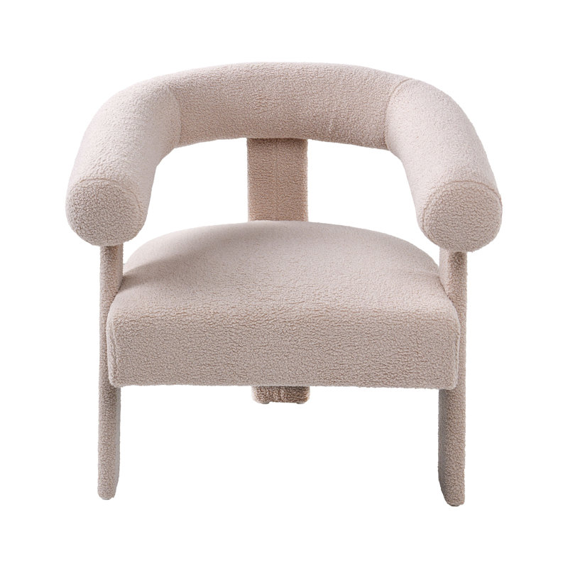 Armchair Aliany Boucle, Beige