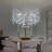 10-Light 30" Dimmable Tree Branches Crystal Linear Chandelier-400919202