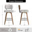 Tabouret pivotant rembourré à hauteur de bar-1822173831