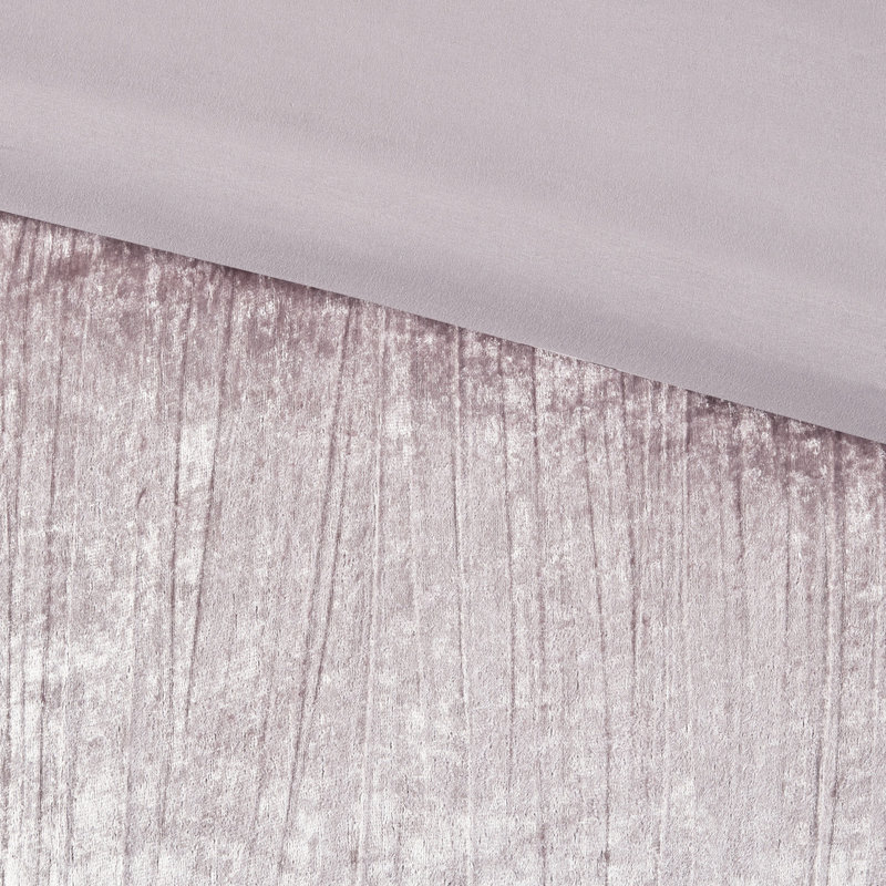 Édredon en velours pour lit très grand Blush Crinkle
