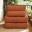 Pouf en velours côtelé de 180 cm (70,8 po) pour salon, chambre et dortoir, mini-canapé moelleux et confortable

- Orange
