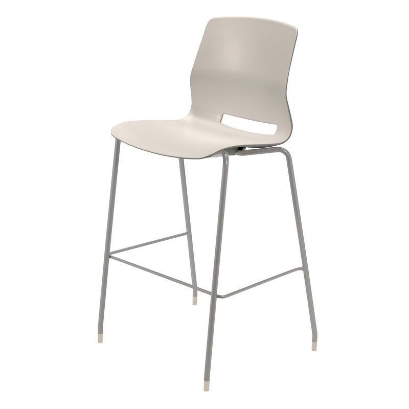 Wille Stacking Bar Stool, Bar Stool (30" Seat Height), Moonbeam