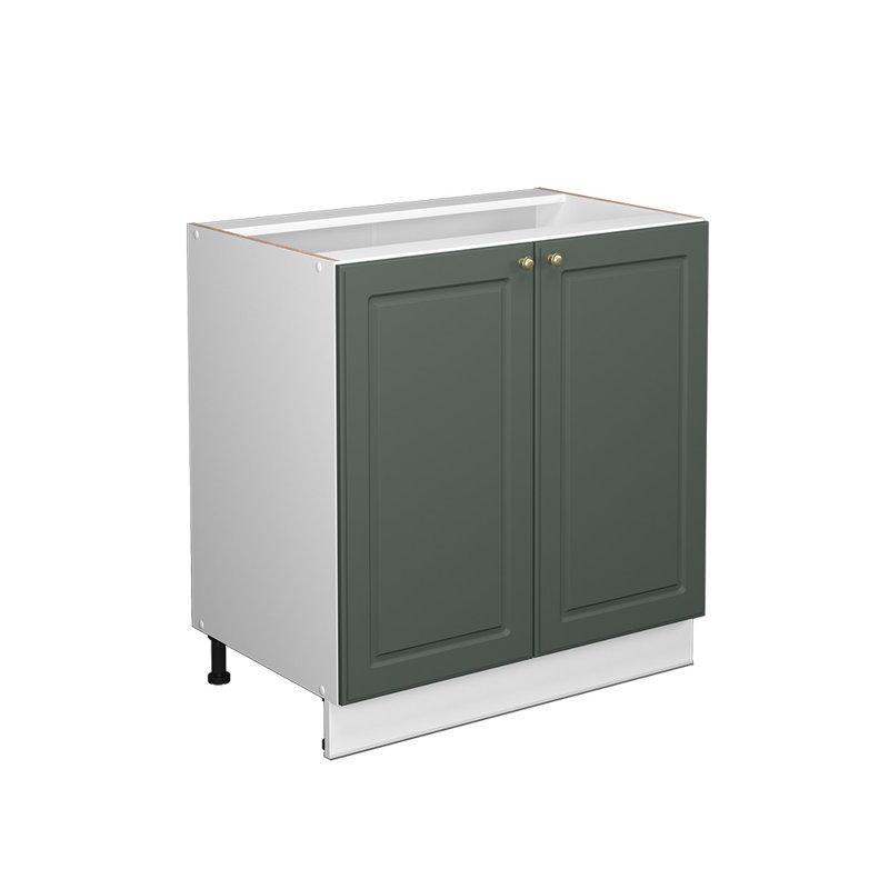 Brooksville 82cm H x 80cm W x 51.6cm D Particleboard Base Unit, Green/White