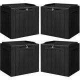 30 Gallon Waterproof & UV Resistant Lockable Deck Box ( Set Of 4 )