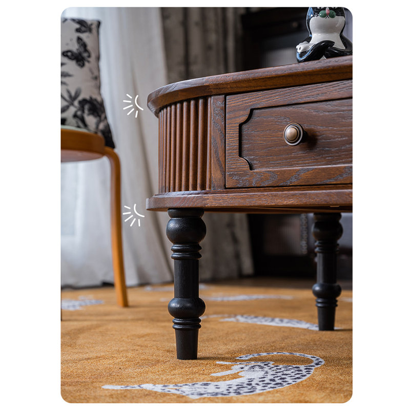 Table basse de style minimaliste américain, Noir