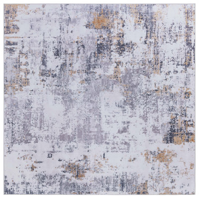 Tapis abstrait en polyester tissé à la machine Auva
