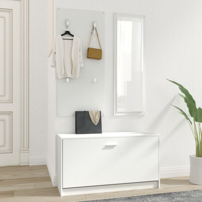 203.2 cm W Hallway Set with Shoe Storage
