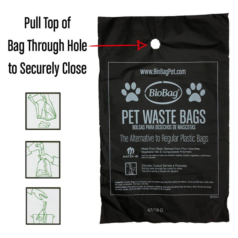 Sac poubelle noir Biobag 