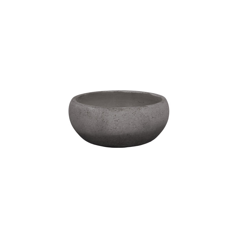 Pot de ciment noir antique