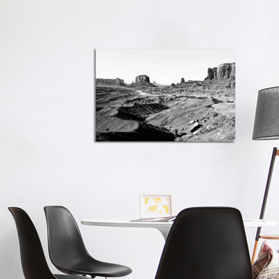 Black Arizona Series - Monument Valley Park by Philippe Hugonnard - Wrapped Canvas Print