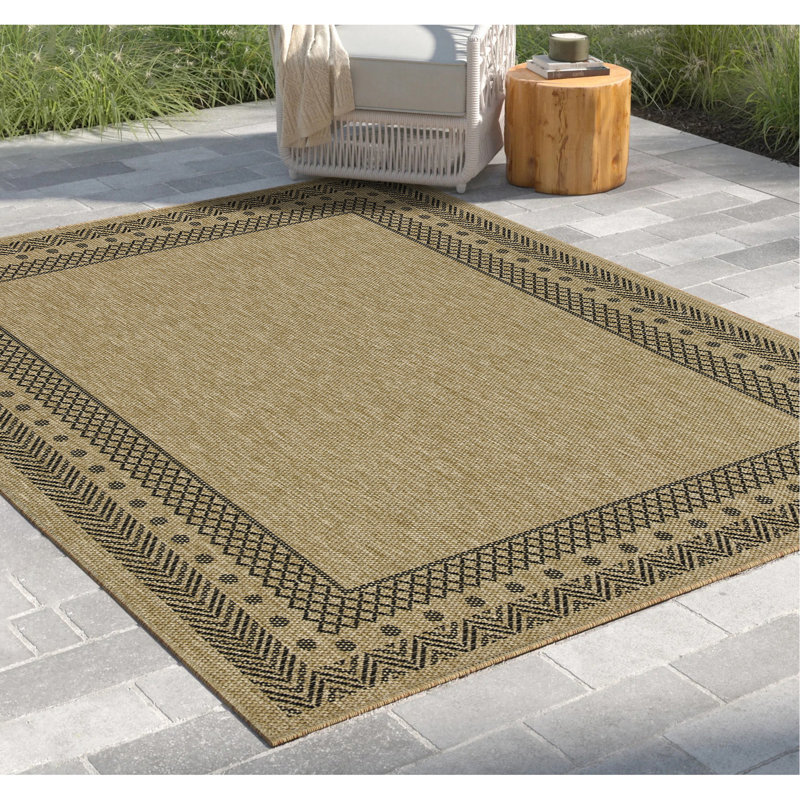 Earth Collection Area Rug - 5.25 Ft. X 7.25 Polypropylene Stain Outdoor Indoor For And Spaces, Rectangle 5' x 7'