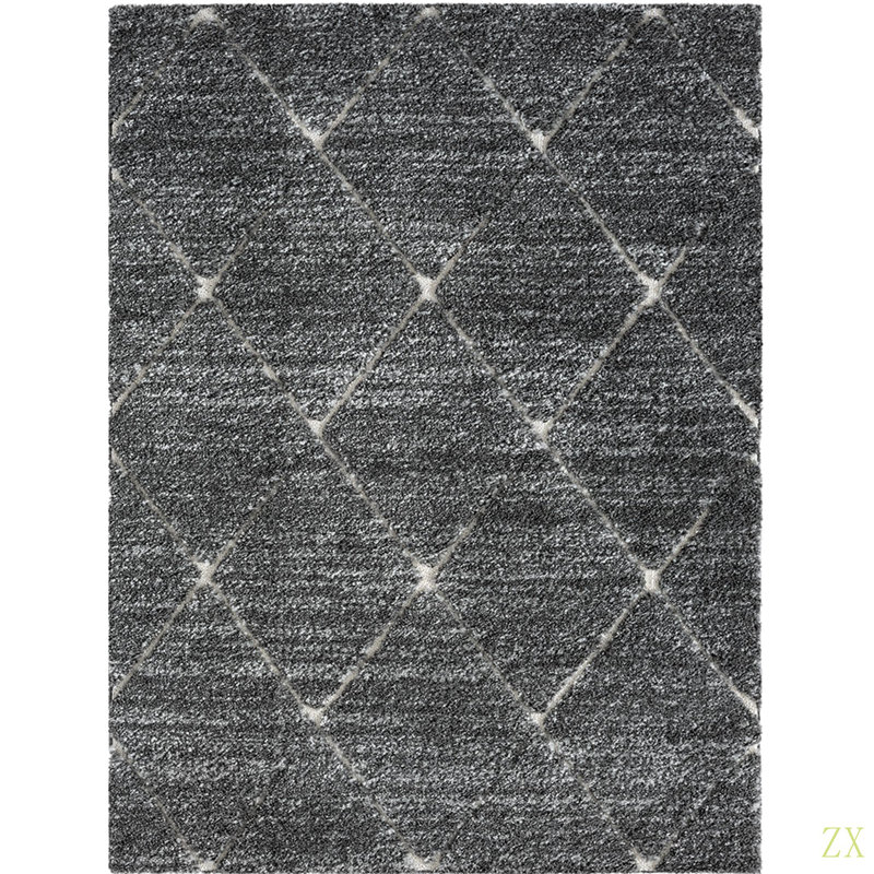 Tapis Talas, Gris, Rectangle 5 pi x 7 pi