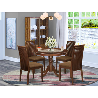 Darchelle Rubberwood Solid Wood Dining Set by Winston Porter