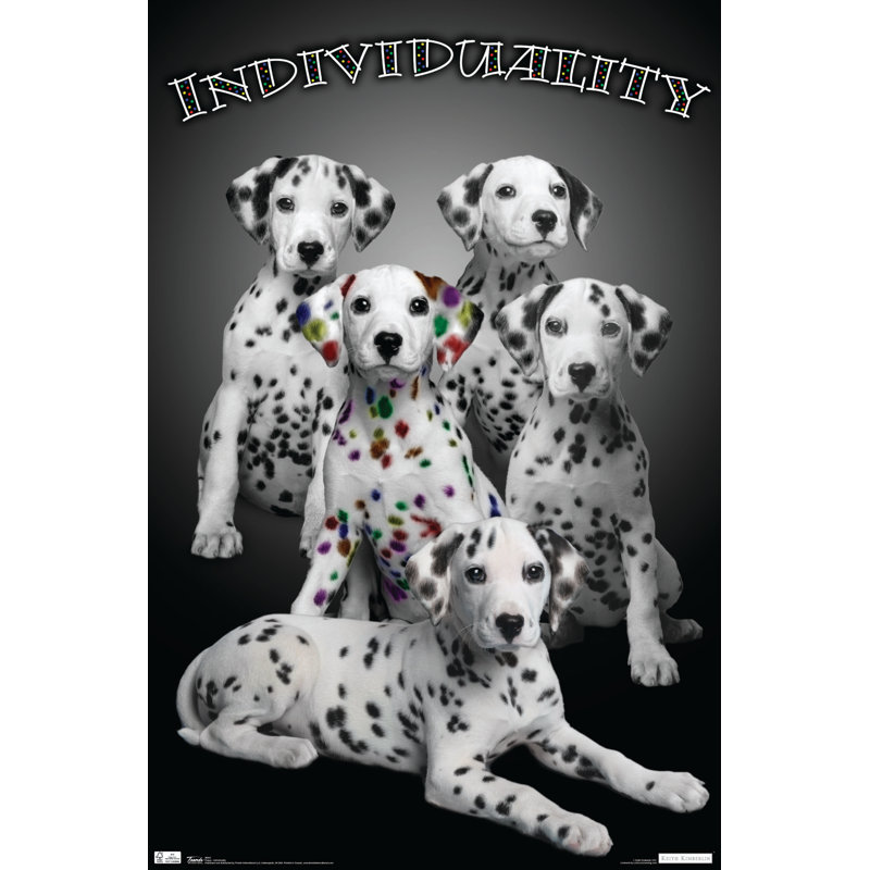 Chiot-impression sur papier individuel