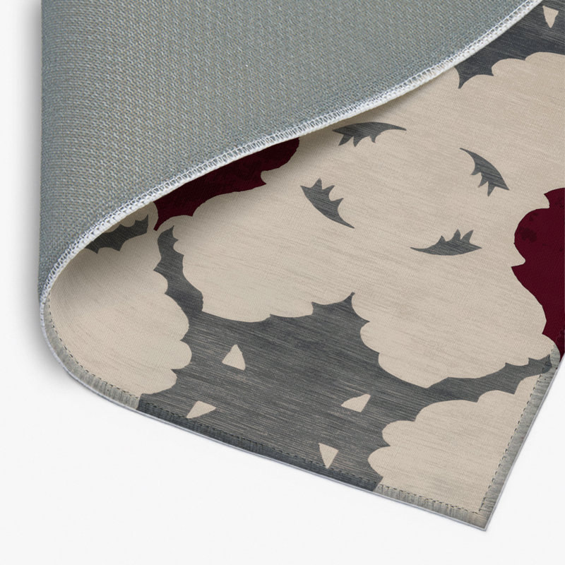 Tapis intérieur et extérieur poli, Rectangle 1 pi 6 po x 2 pi 6 po