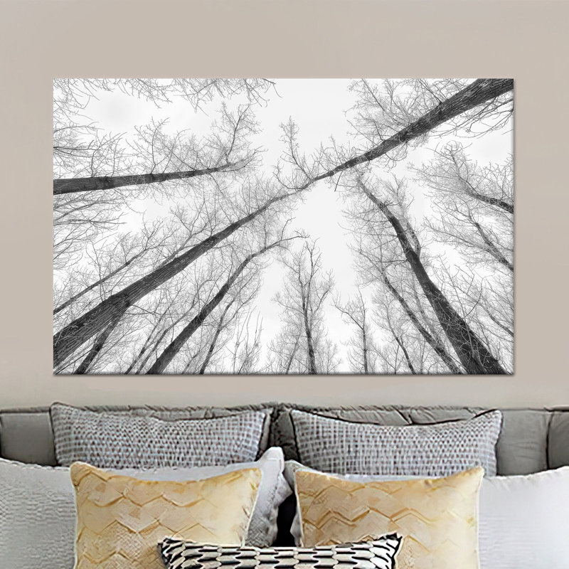 Art moderne sur toile en noir et blanc moderne: élégante décoration murale imprimée, toile tendue 1P, H: 7,9 x l: 11,8 po