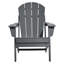 Ensemble de 2 chaises pliantes en plastique Adirondack