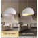 Jimyah 1- Light White Polyesters Unique/Statement Modern Pendant