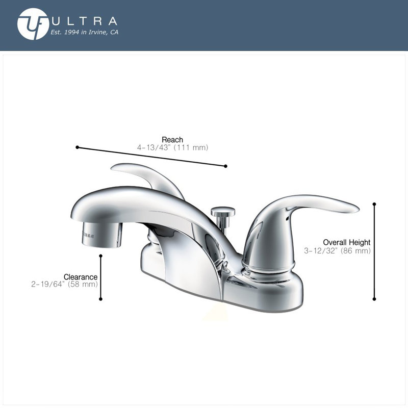 Nita Vantage Collection Two-handle 4" Centerset Lavatory Faucet, Brushed Nickel