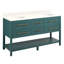 60" Robertson Double Bathroom Vanity Set with Oval Undermount Sinks-75246265-75246261-75246289