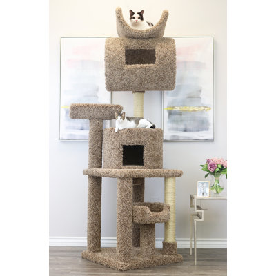 Prestige Cat Trees Tall Cat Condo for Large & Multi-Cat Homes