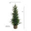 SEASONAL GREENERY TREE PINE BSKT 4FT