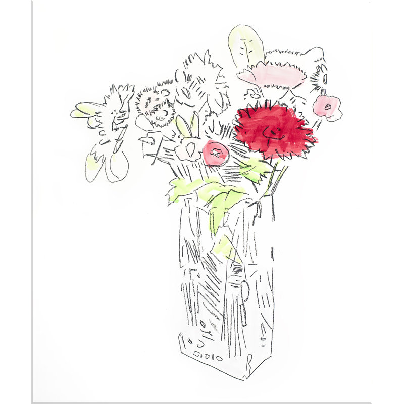 «Flowers for Tillie» par Robert Robinson - peinture sur toile tendue